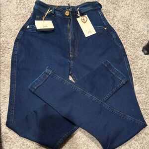 Dark Blue Skinny Jeans for Women